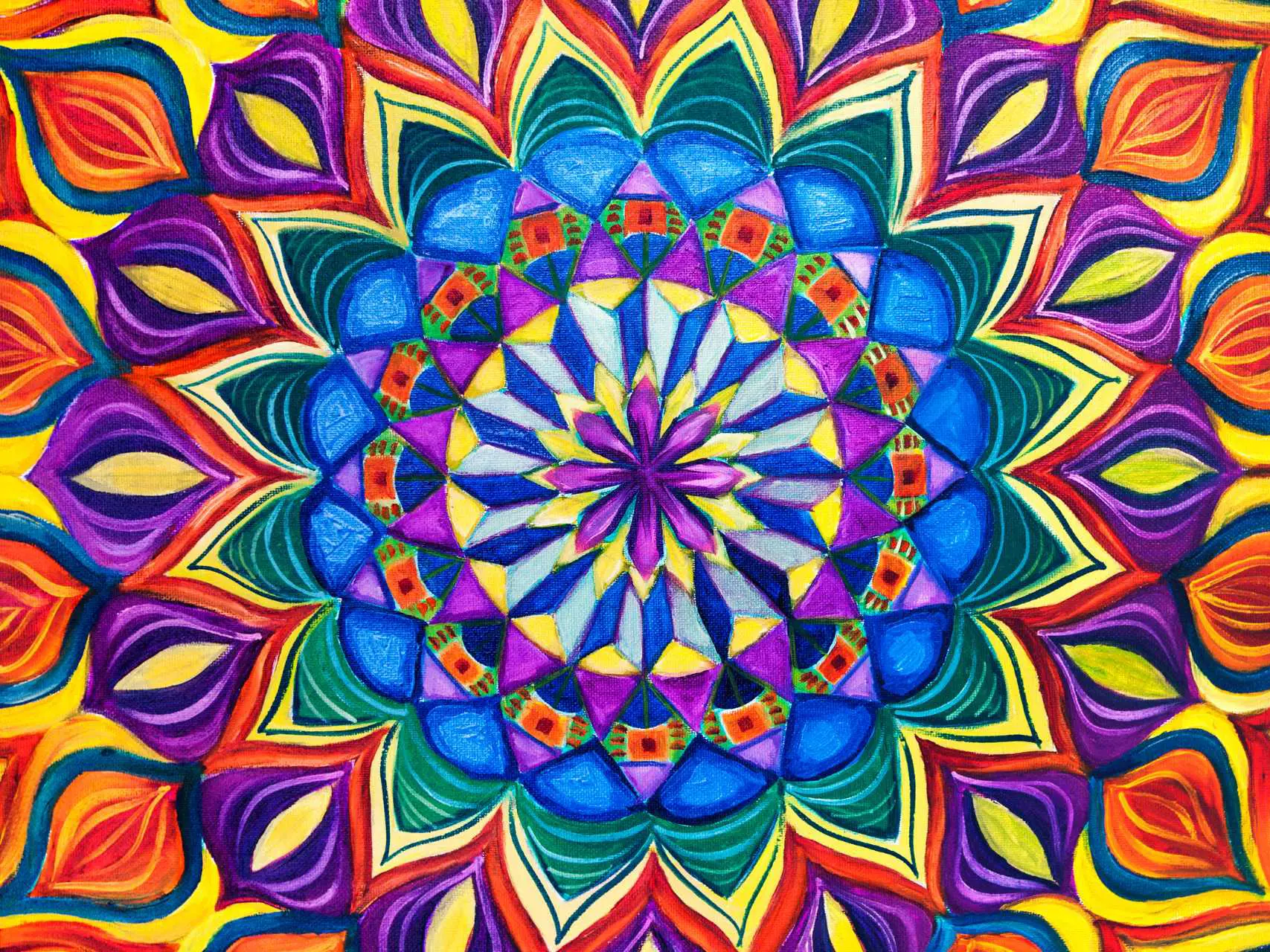 1 Mandala painting