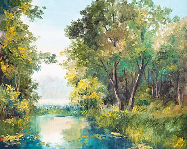 1 Painting in the forest