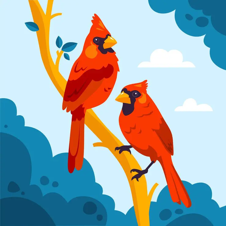 1 Cardinals birds