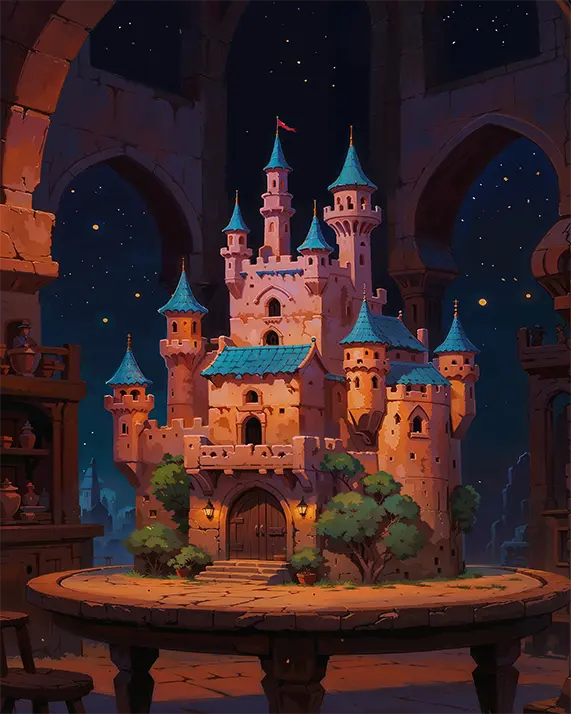 1 Fairy tale castle