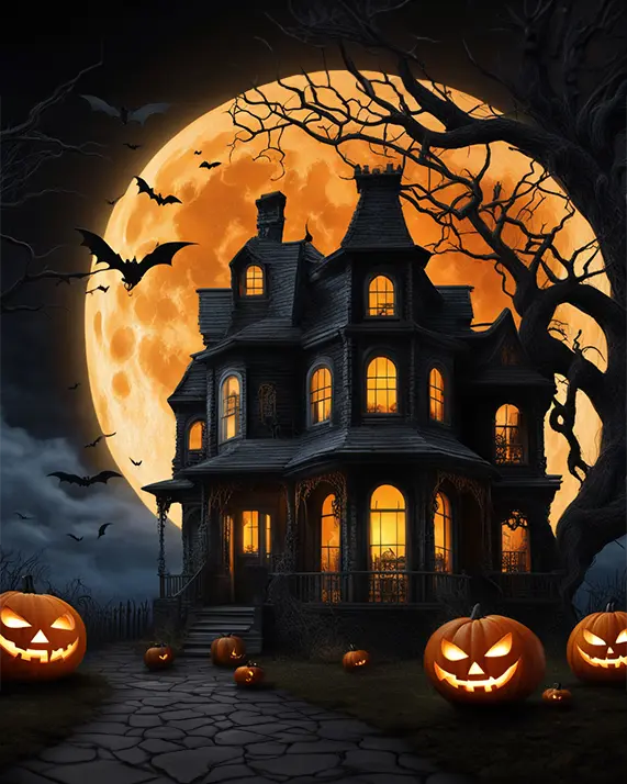 1 Halloween painting