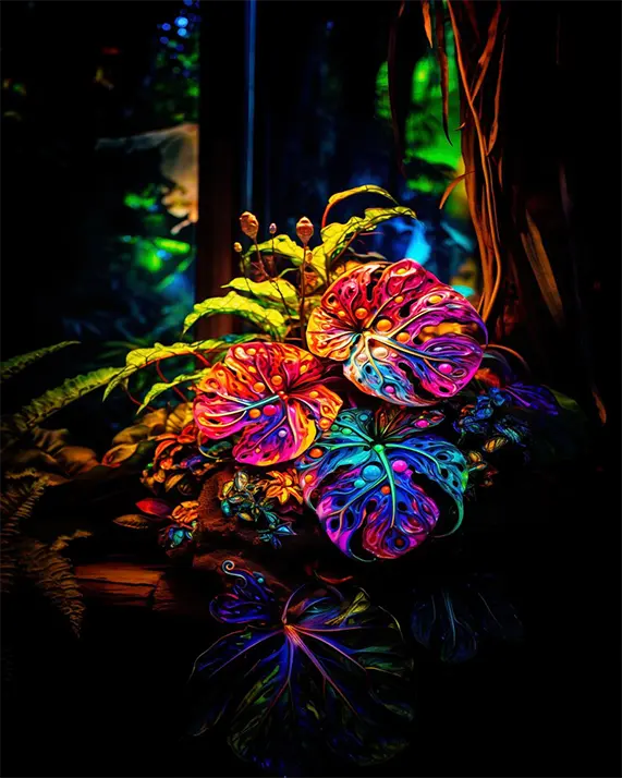 1 Glow in the dark painting