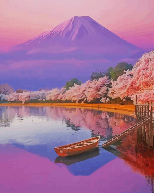 1 Cherry blossom mt fuji