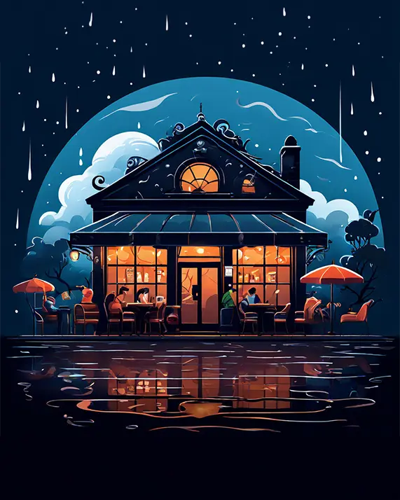 1 The night cafe painting