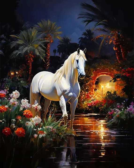 1 The horse fair painting