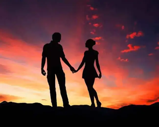 1 Silhouette Romantic Couple