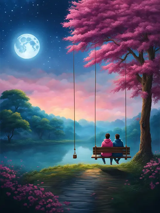 1 Beautiful night scene