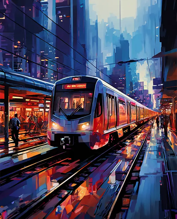 1 Painting of a train