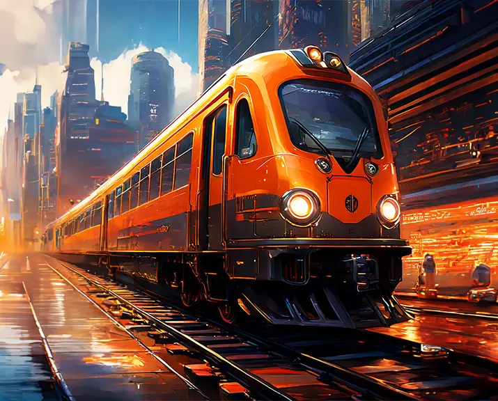 1 Modern highspeed train