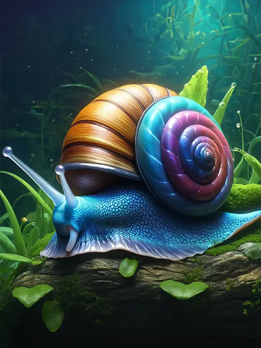 1 Blue snail
