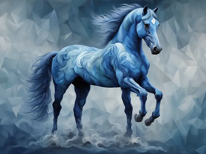 1 Blue water horse