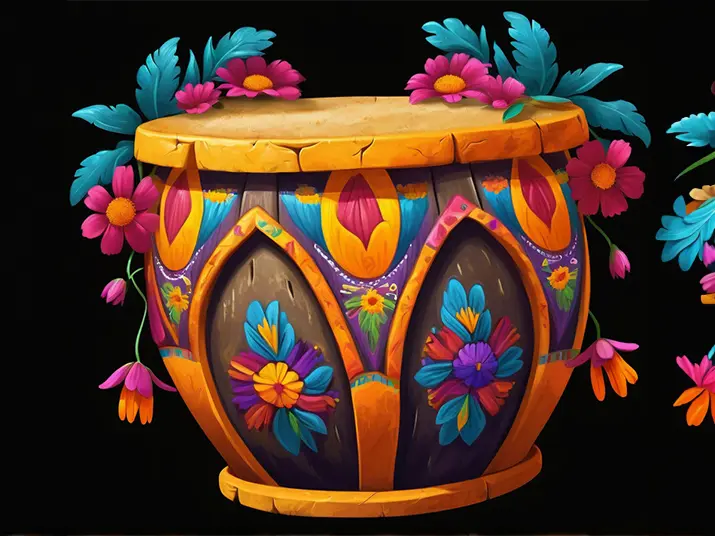 1 Painting of drum