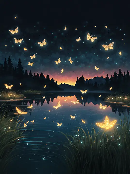 1 Luminous butterflies