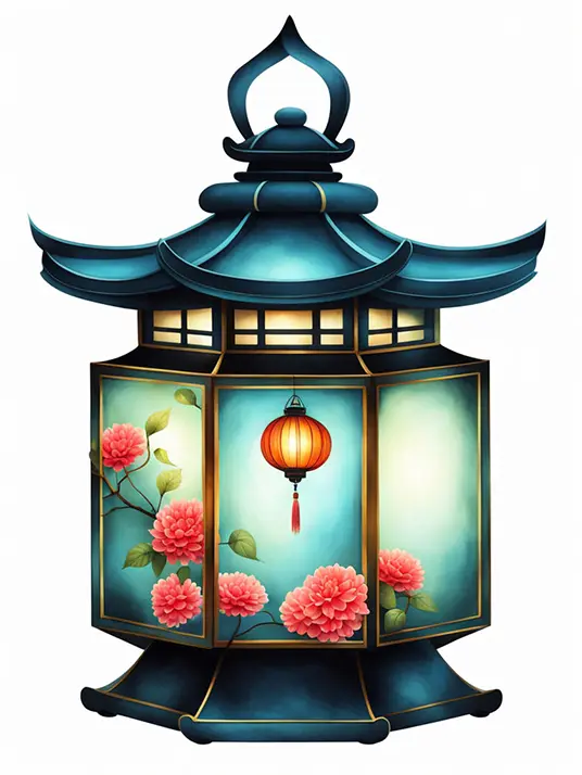 1 Beautiful japanese lantern
