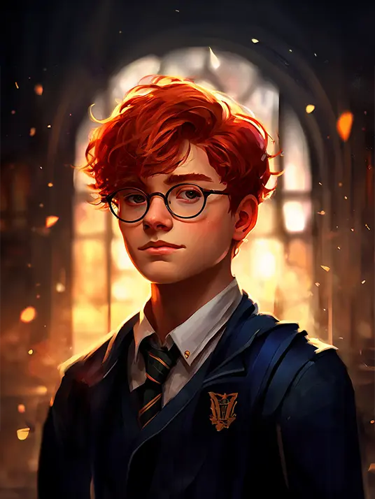 1 Painting of ron weasley