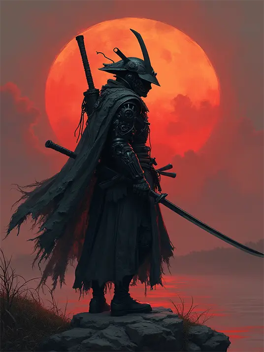 1 Futuristic samurai