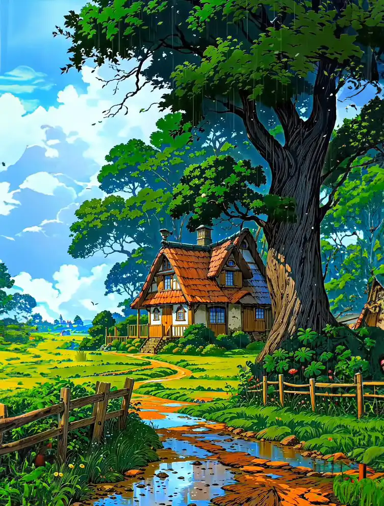 1 Rainy days and cozy cottage