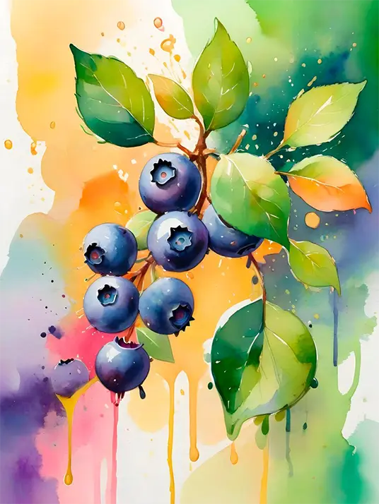 1 Fresh blueberries