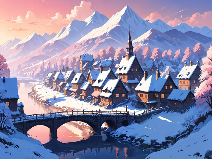 1 Nature’s frosty blanket