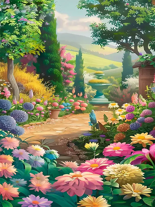 1 Flower garden