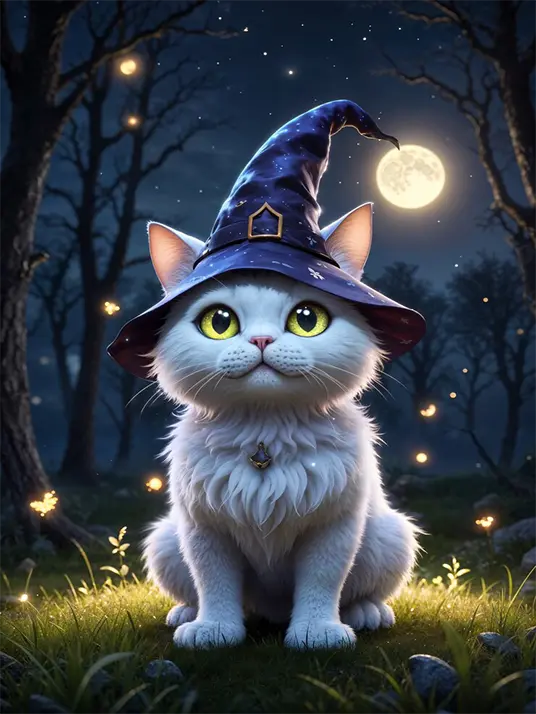 1 Adorable halloween cat