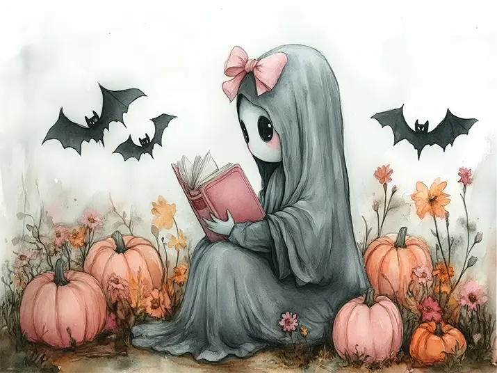 1 Cute halloween ghost