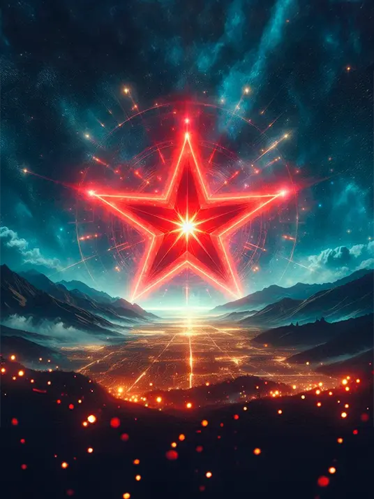 1 Red star