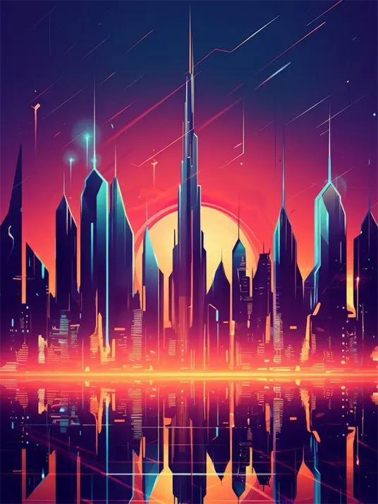 1 Futuristic city
