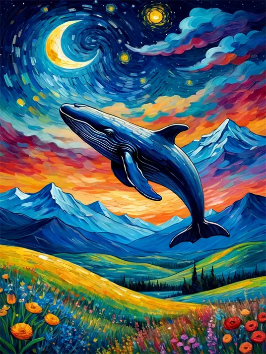 1 The starry whale