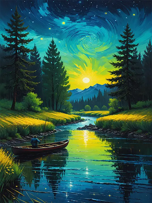 1 Starry river view