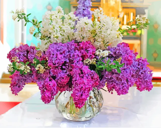 1 Blossom lilac bouquet
