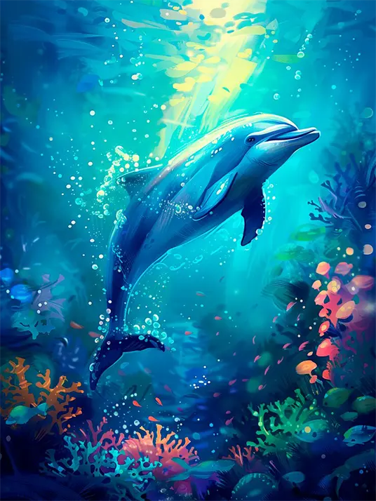 1 Majestic dolphin