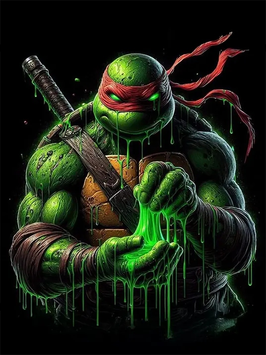 1 Teenage mutant ninja turtle