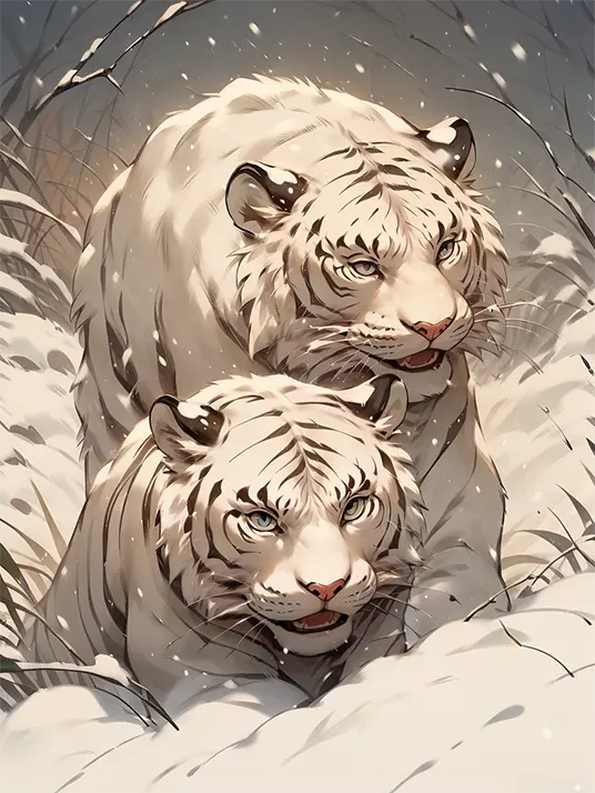 1 White tiger