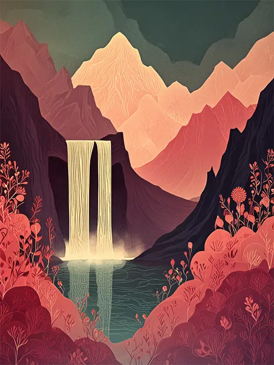 1 Beautiful landscape painting