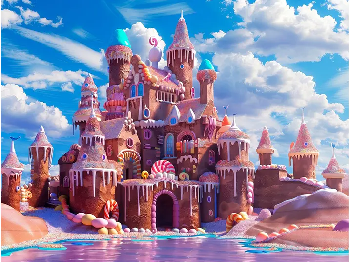 1 Rendering of chocolate factory