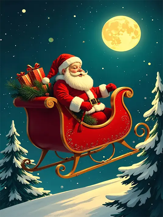 1 Santa's sleigh is ready