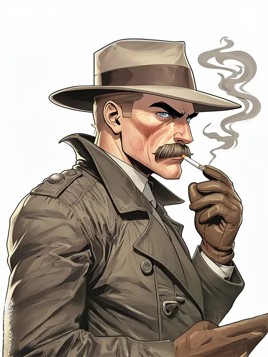 1 Vintage comic detective