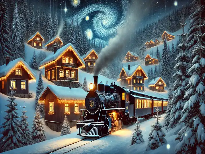 1 Polar express painting