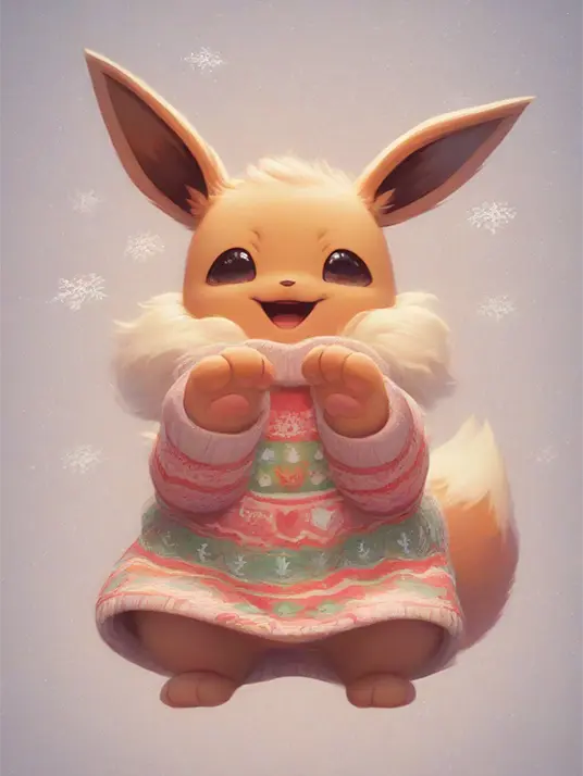 1 Winter vibes with Eevee