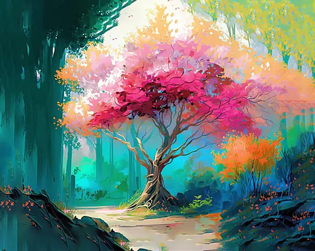 1 The lonely sakura tree