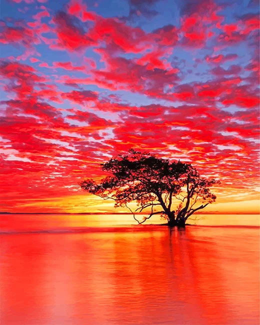 Nudgee beach sunrise australia