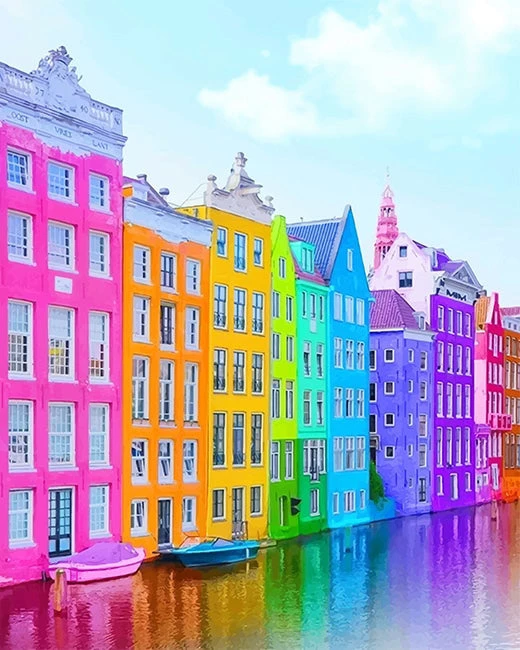 Colorful buildings
