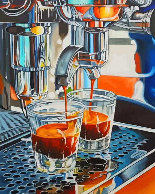 Espresso coffee machine