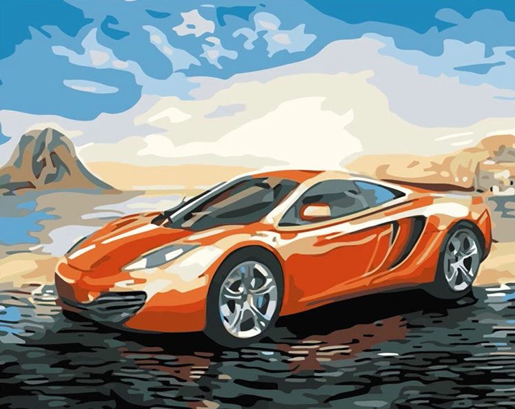 McLaren Sports Car Painting