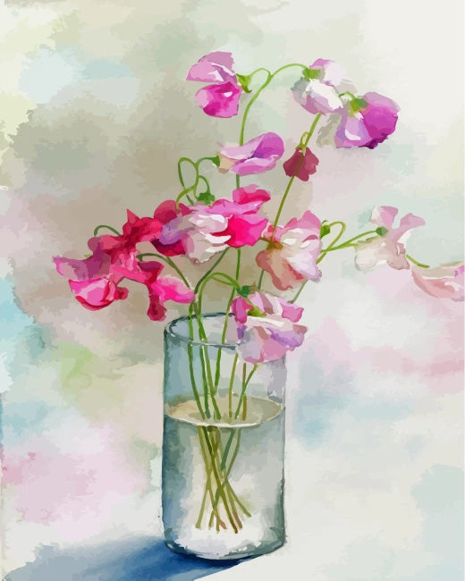 Aesthetic sweet peas