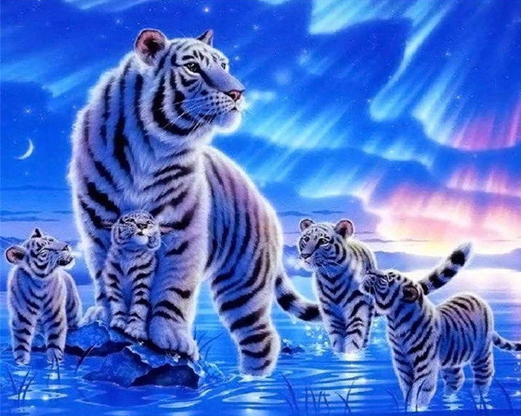 White Night Tiger