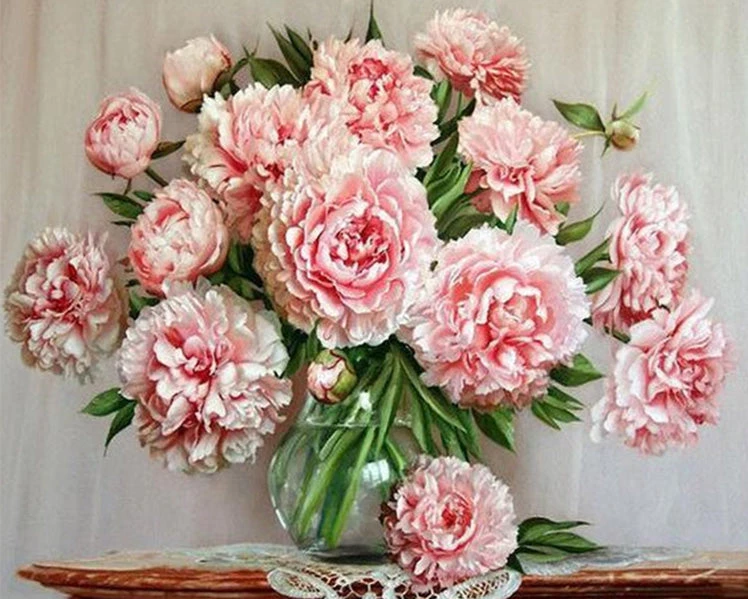 Peonies flowers