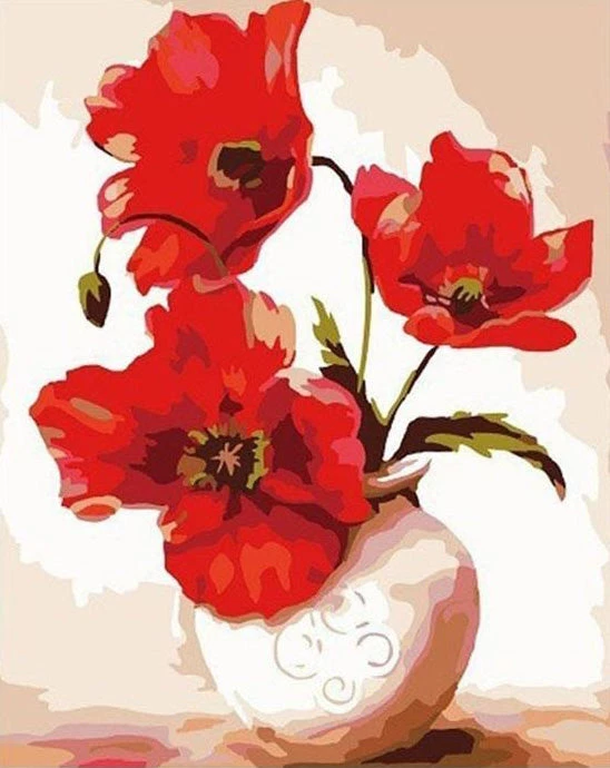 Europe red vase