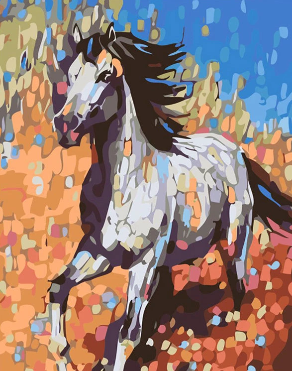 Modern horse painting